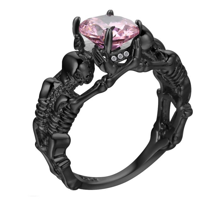 Skeletons Two Lovers Ring
