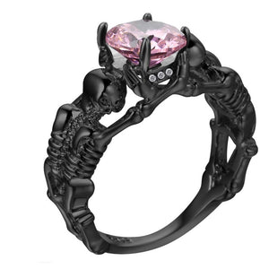 Skeletons Two Lovers Ring