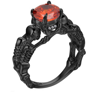 Skeletons Two Lovers Ring