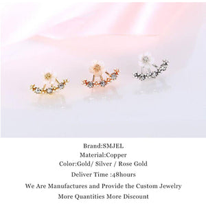 Cherry Blossoms Flower Stud Earrings