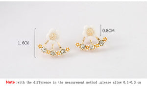 Cherry Blossoms Flower Stud Earrings