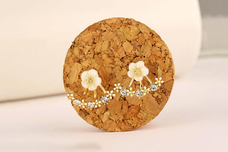 Cherry Blossoms Flower Stud Earrings