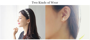 Cherry Blossoms Flower Stud Earrings