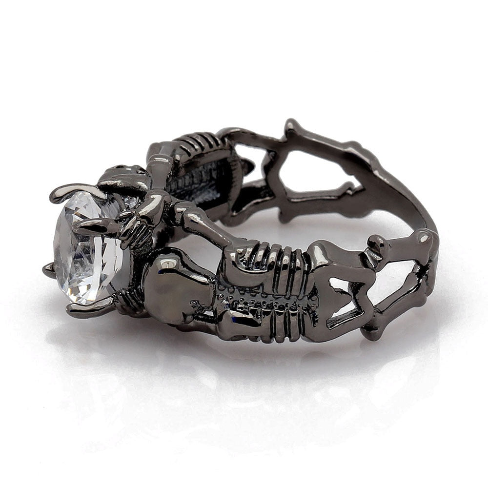 Ghost Evil Punk Style Men's Ring