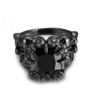 Skull Ring women Wedding Engagement Ring