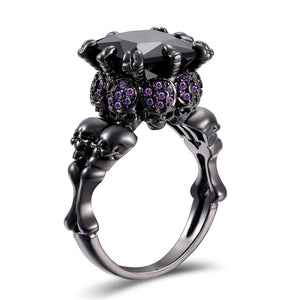 Skull Ring women Wedding Engagement Ring