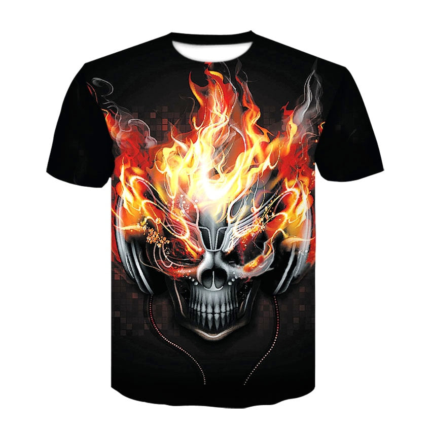 Fiery Hip Hop Summer T Shirt