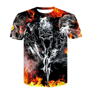 Fiery Hip Hop Summer T Shirt