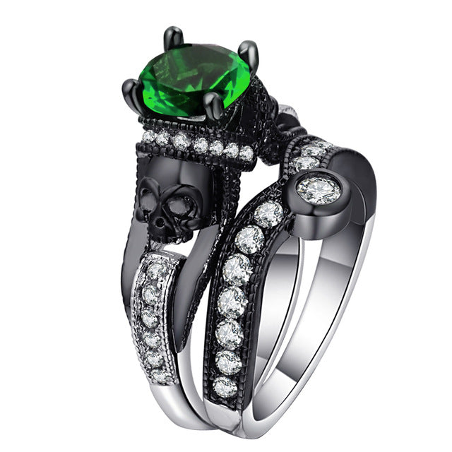 Mystical Crystal Skull Rings