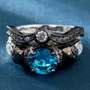 Evil Skeleton Black Ring
