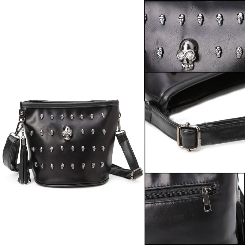 Gothic Style Tassel Messenger Shoulder Bag