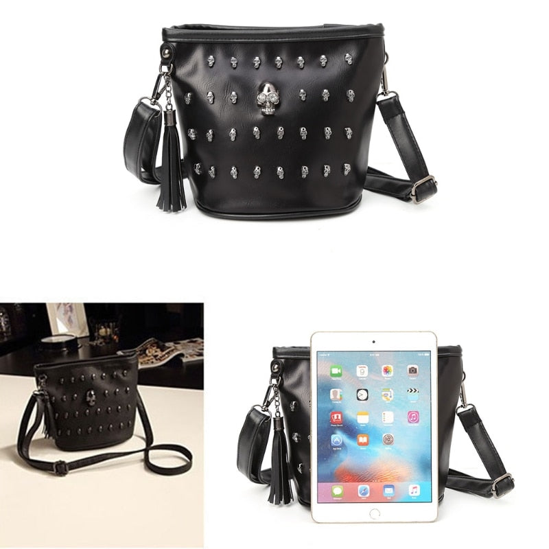 Gothic Style Tassel Messenger Shoulder Bag