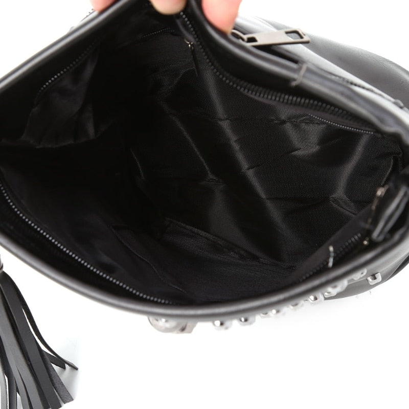 Gothic Style Tassel Messenger Shoulder Bag