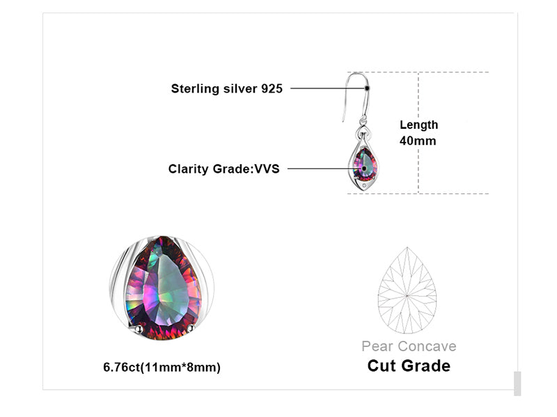 Heart of the Sea Water Drop Earrings