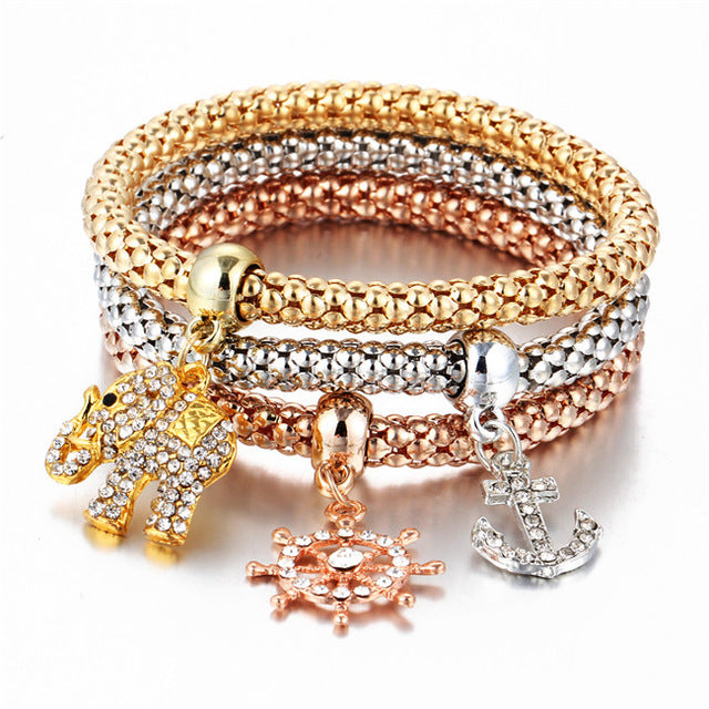 Skull Fashion Bracelet 3PCS/Set