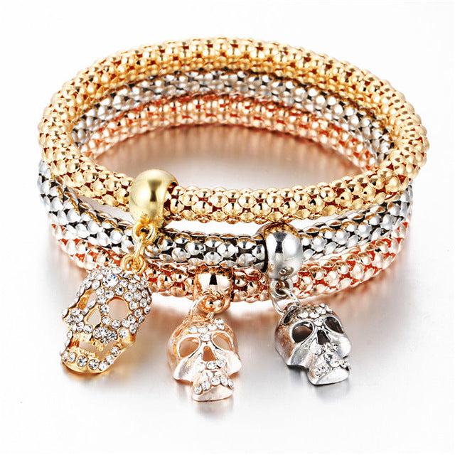 Skull Fashion Bracelet 3PCS/Set