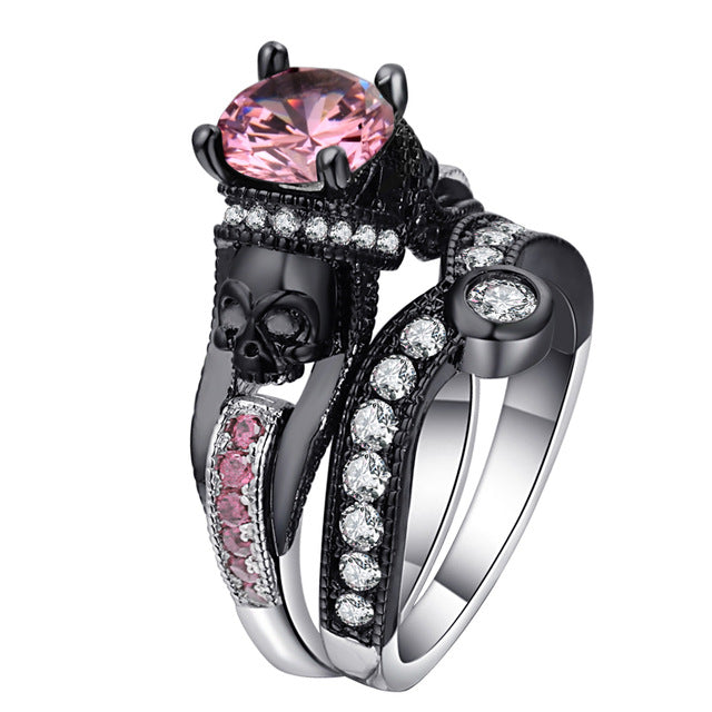 Mystical Crystal Skull Rings