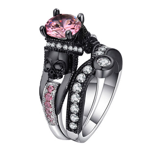 Mystical Crystal Skull Rings