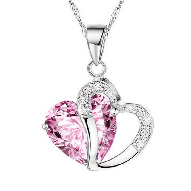 STUNNING CRYSTAL HEART PENDANTS (6 COLORS)