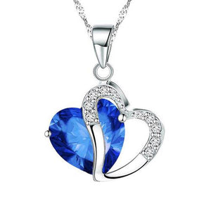 STUNNING CRYSTAL HEART PENDANTS (6 COLORS)