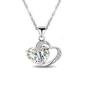 STUNNING CRYSTAL HEART PENDANTS (6 COLORS)