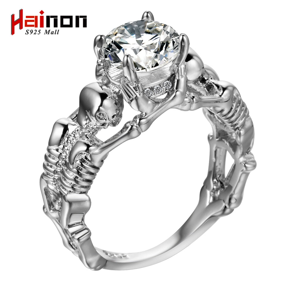 Ghost Evil Punk Style Men's Ring