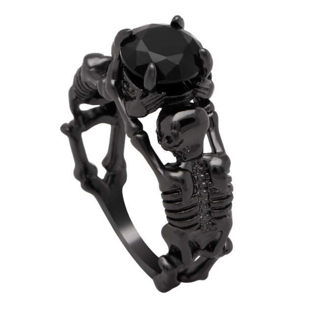Ghost Evil Punk Style Men's Ring
