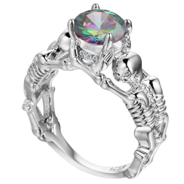 Ghost Evil Punk Style Men's Ring