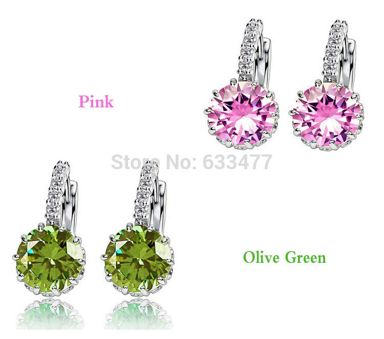 Beautiful Jeweled Crystal Earrings