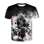 Breathable Hip - Hop Gothic Tshirt