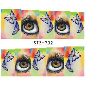 1 Sheet of Decal Skull Nail Stickers (FREE - Limited Offer)