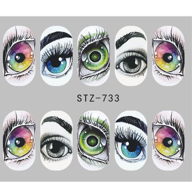 1 Sheet of Decal Skull Nail Stickers (FREE - Limited Offer)