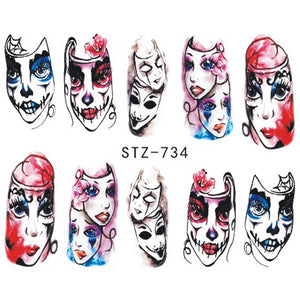 1 Sheet of Decal Skull Nail Stickers (FREE - Limited Offer)