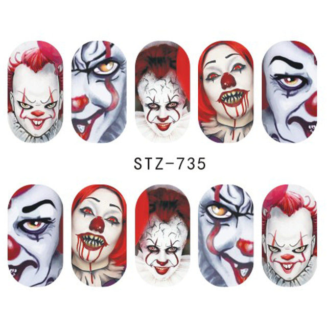 1 Sheet of Decal Skull Nail Stickers (FREE - Limited Offer)