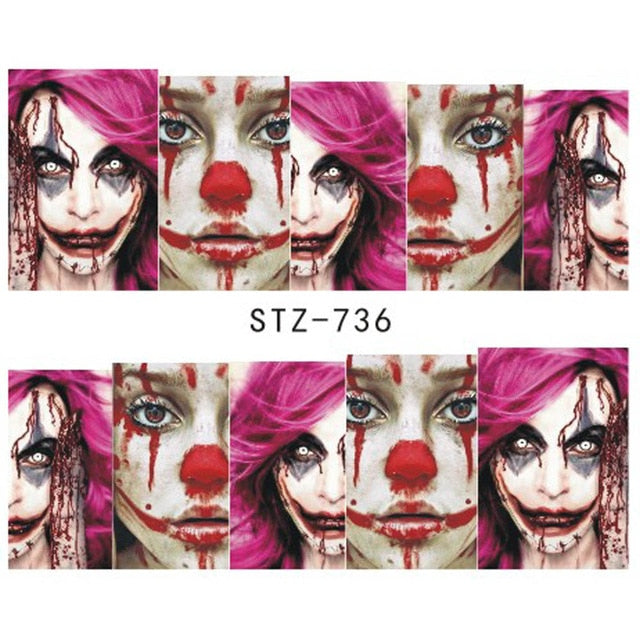 1 Sheet of Decal Skull Nail Stickers (FREE - Limited Offer)