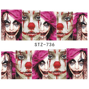 1 Sheet of Decal Skull Nail Stickers (FREE - Limited Offer)