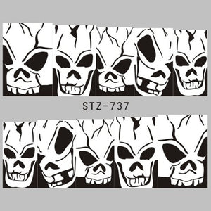 1 Sheet of Decal Skull Nail Stickers (FREE - Limited Offer)