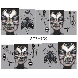 1 Sheet of Decal Skull Nail Stickers (FREE - Limited Offer)