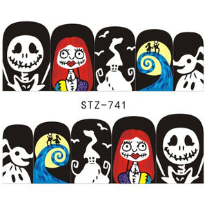 1 Sheet of Decal Skull Nail Stickers (FREE - Limited Offer)