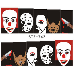 1 Sheet of Decal Skull Nail Stickers (FREE - Limited Offer)