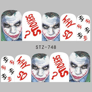1 Sheet of Decal Skull Nail Stickers (FREE - Limited Offer)