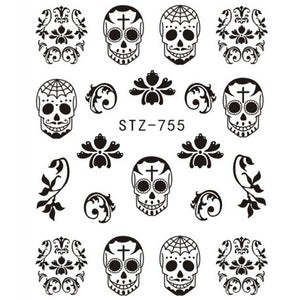 1 Sheet of Decal Skull Nail Stickers (FREE - Limited Offer)