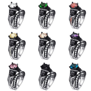 Evil Skeleton Black Ring
