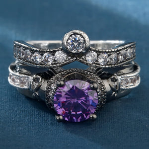Evil Skeleton Black Ring