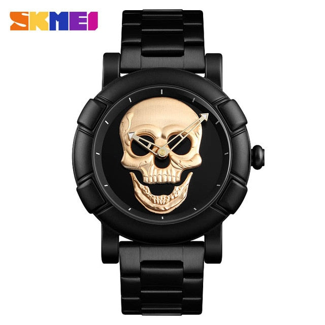 Gothic Skull Masculine Watch