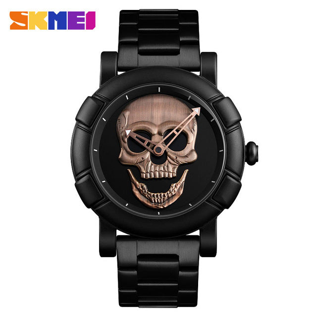 Gothic Skull Masculine Watch