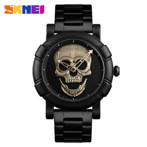 Gothic Skull Masculine Watch