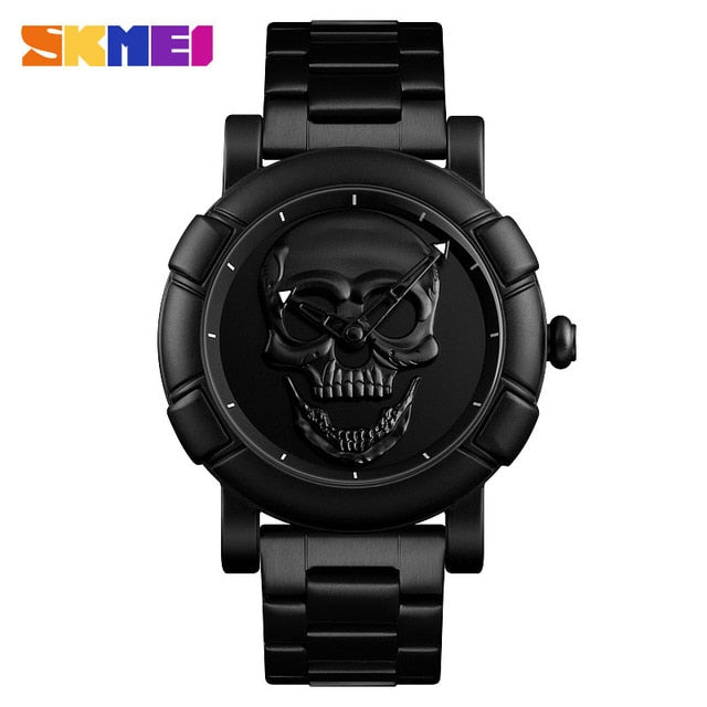 Gothic Skull Masculine Watch