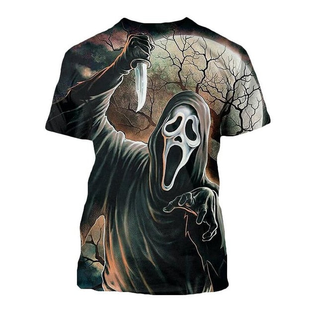 Iron Skull Cool Black T-Shirt