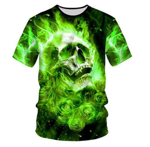 Iron Skull Cool Black T-Shirt